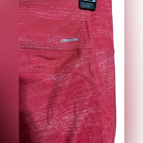 Adidas Climalite Mid-Rise Leggings Sz L 16-18 - Picture 3 of 5